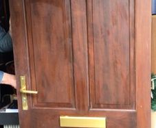 Teak Front Door