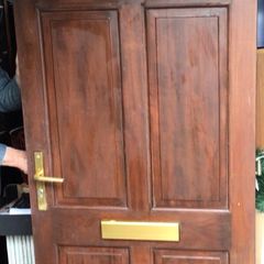 Teak Front Door