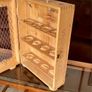 Unique Rustic Wooden Farmhouse Egg Rack Repurposed Italian Box Image 6
