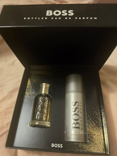 Hugo boss bottled mens aftershave set new