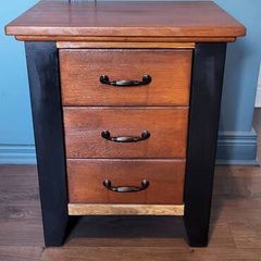 White Oak bedside locker