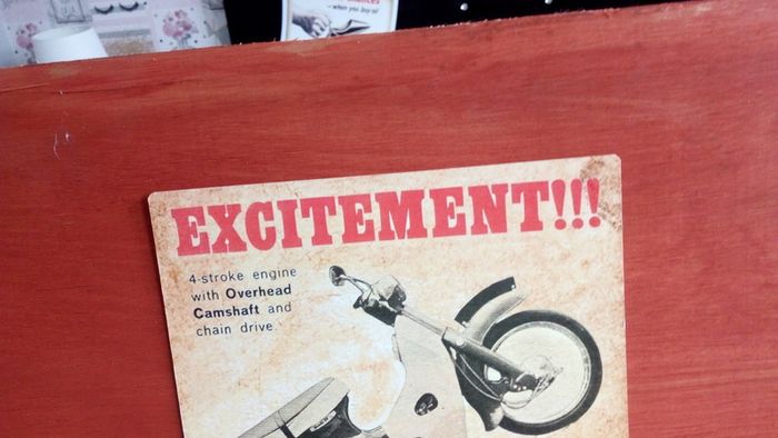 Honda 50 Reproduction Irish Advert Poster Ireland