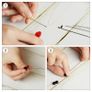 Brand New sourcing map 25pcs Beading Needles Image 4