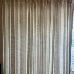 Laura Ashley Awning Strip Curtains Dove Grey 90x90 inches
