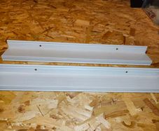 2 x picture ledge White