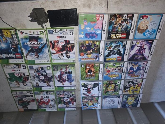 X BOX 360 GAMES and Nintendo games and ds console