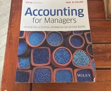 Accounting for Managers book
