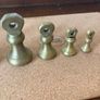 Antique Brass Weights - Bell Weights x 8 Image 4