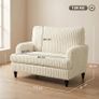 Single Sofa Armchair Cream Image 2