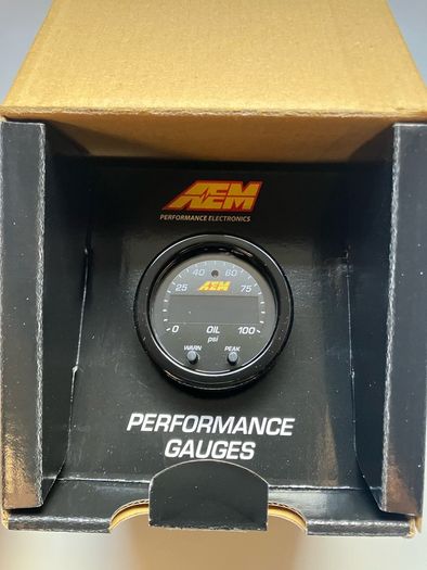 AEM Oil / Fuel Pressure Gauge Kit