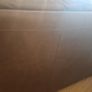 Brown Leather Sofa Set of 3x Image 10