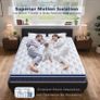 King Size Mattress, Gel Memory Foam King Mattresses 5FT, Hybrid Pocket Spring Kingsize Matress, Orthopedic King Bed Mattresses with Breathable Soft Fabric, 150x200x27cm Image 5