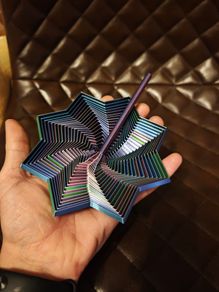 3D Printed Magic Passthrough Pyramid Ultimate Fidget Desk Toy title