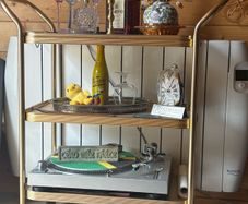 Vintage drinks trolley