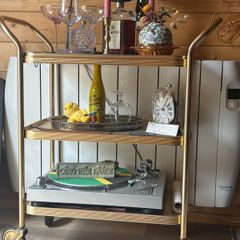 Vintage drinks trolley