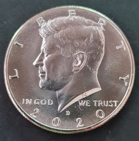 2020 D Mint UNC Kennedy Half Dollar Coin 50 Cent JFK
