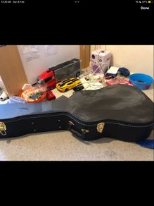 Black Hard Case For Guitar