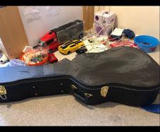 Black Hard Case For Guitar
