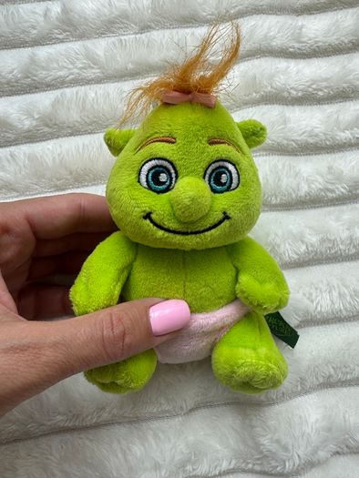 Shrek Adventure Baby Plush Girl Keyring Used Please look at the pictures