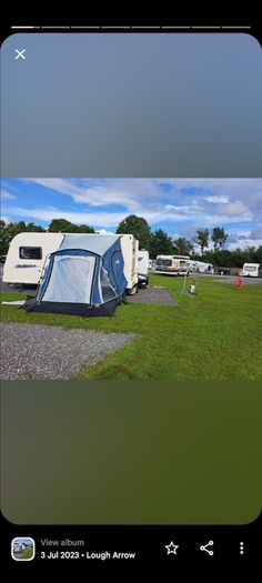 caravan porch awning bluebell 220