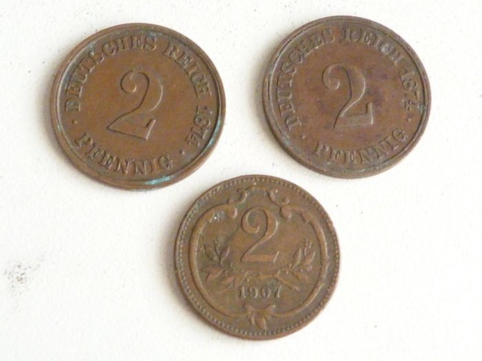 German Empire 2 pfennig