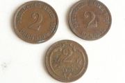 German Empire 2 pfennig