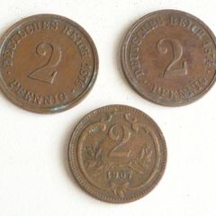 German Empire 2 pfennig
