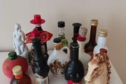 14 Vintage Miniature Liqueur Bottles