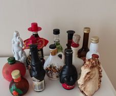 14 Vintage Miniature Liqueur Bottles