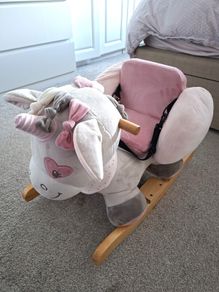 Wooden Baby Rocking Unicorn