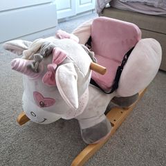 Wooden Baby Rocking Unicorn