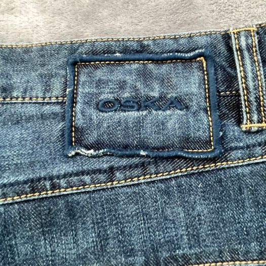 Oska 505 Womens Jeans - Size 5 - W36 L34 Blue Denim - Baggy Wide