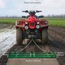 8FT Tow Behind Drag Harrow For ATV UTV Tractor and Lawn Leveling with Adjustable Bars and 72in Chain Image 3