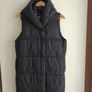 Long Hooded  , Girls Black Long Hooded Gilet  , jacket oversize S, M , sleeveless , vest Image 6