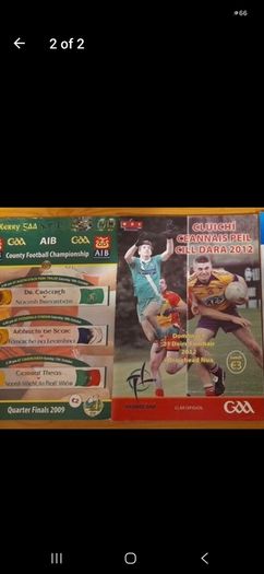 GAA various Carlow, Clare, Kerry and Kildare club programmes