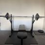 Bench press, squat rack, weights Image 2