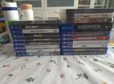 Collection of Ps4 Ps3 and an Xbox One game