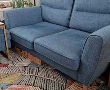Sofa and 2 chairs and 2 stools