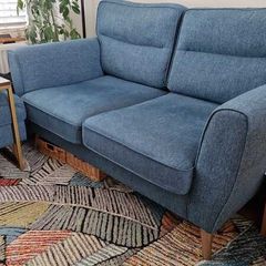 Sofa and 2 chairs and 2 stools