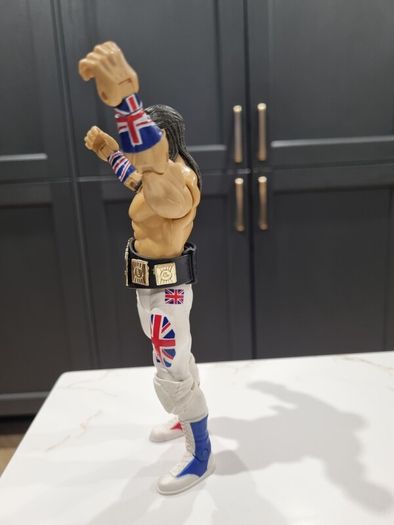 British Bulldog w/ Belt Wwe Wwf Wcw  Classic Superstars Jakks 2003