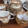Vintage Arklow Bone China Tea Set Yellow & Pink Rose Pattern (Made in Ireland) Image 2