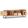 TV Cabinet 120x30x40 cm Solid Reclaimed Wood Image 5