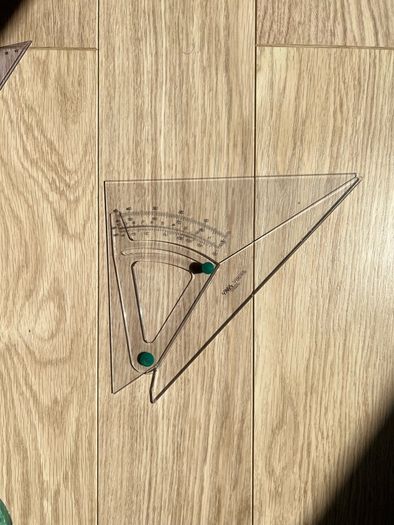 Set Squares, Adjustable Set Square and Compass
