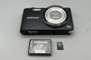 Samsung Digital Camera PL210 14.2MP Black Tested + SD Card
