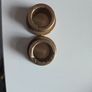 3 x Oil-Embedded Oilite 841 Bronze Flanged Sleeve Bearing for 5/8" Shaft Diameter and 7/8" Housing ID, 5/8" Long Image 4