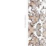 Antique Peel and Stick Wallpaper Modern Rusty Mirror, Waterproof Self Adhesive Furniture Stickers, Thickend Foxed Silver Rusts Wall Art Home Decor 58X200CM Image 2