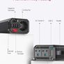 1200W 12V Car Inverter, DC 12V to AC 230V Power Converter with 2 UK Outlets Image 3