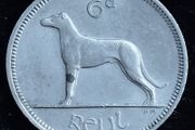 Ireland - 1959 - 6 Pence - Wolfhound - KM.13a - [2741]
