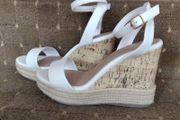 White sandals size 5, NEW LOOK