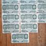 43 English One Pound Notes(40s,50s,60s) Image 6